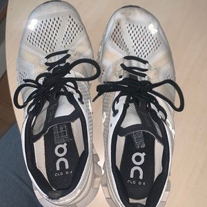 On cloud running shoes!